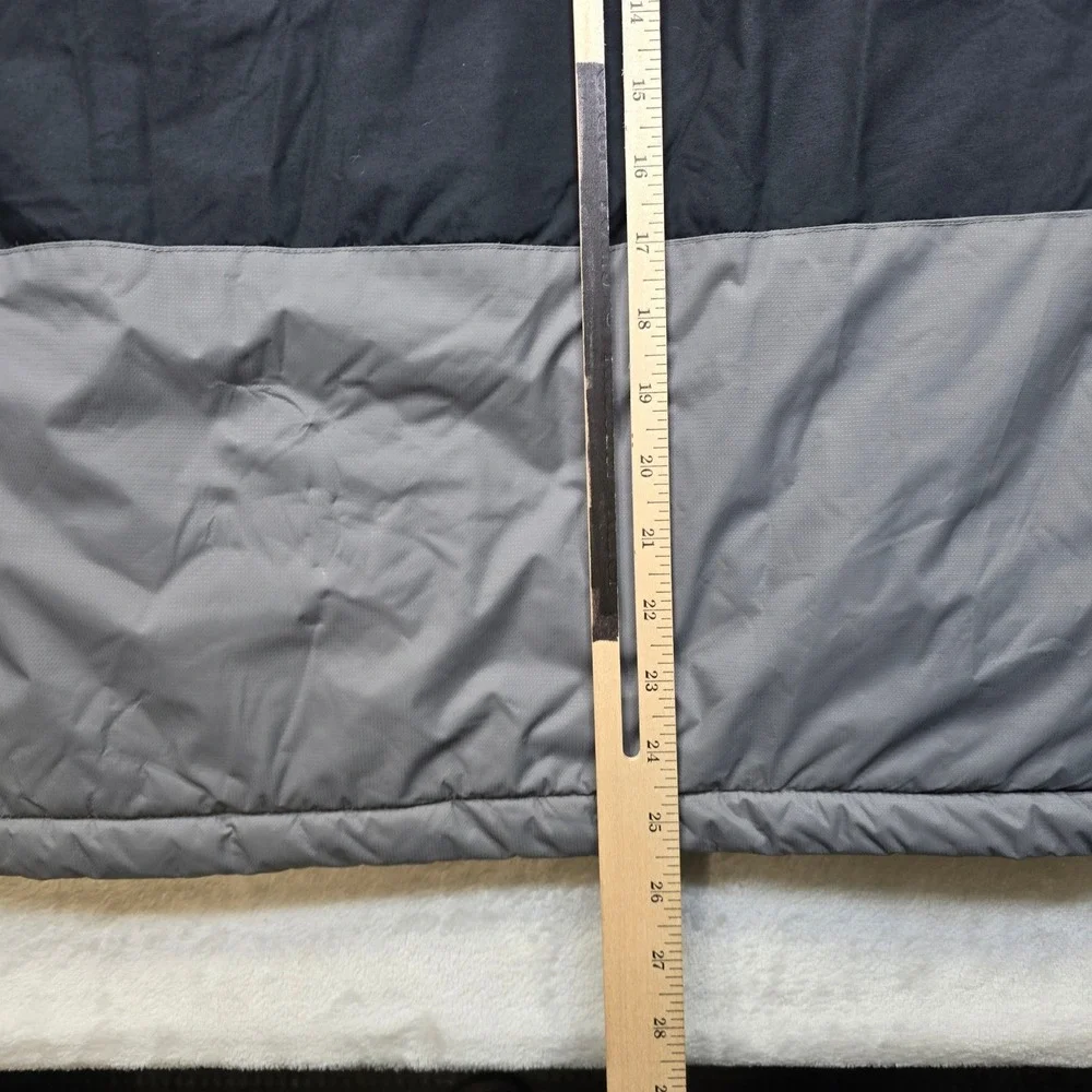 Columbia Hooded‎ Winter Jacket Kids Large 14 16 Black Grey Full Zip Insulated